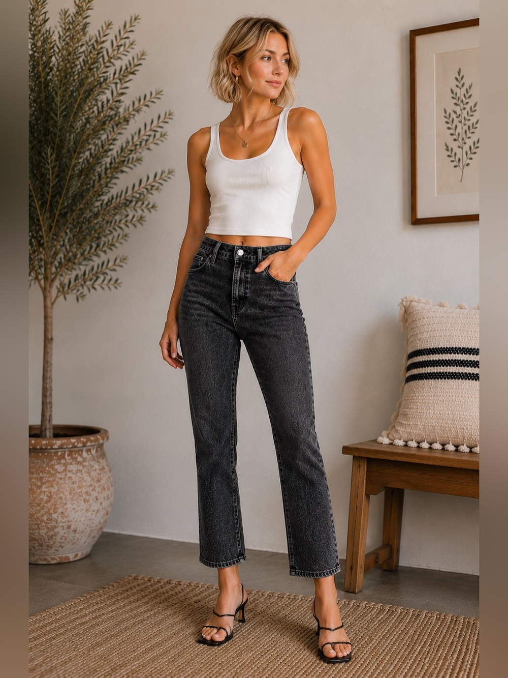 BLANKNYC The Baxter Ribcage Straight Leg Jeans | Size 27
